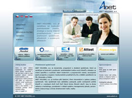 Webdesign pro ABET HOLDING a.s.
