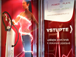 Výloha, vstup do Power Plate Centra