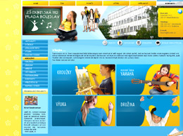 design www stránek pro ZS Dukelská
